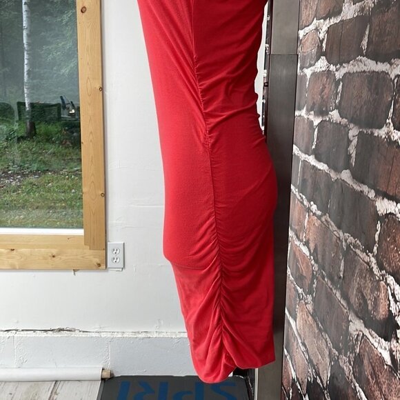 Splendid Bodycon Dress Sleeveless V Neck Pink Size X Small XS - Picture 9 of 17